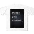 kiki.head spa salonのchange with movement ~動きと共に変化する~ All-Over Print T-Shirt