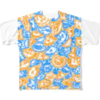 Shibata Tomoyaの#ひま暇お絵描き　青橙ver フルグラフィックTシャツ
