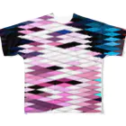 KgkgのドットグラフィックTシャツ　サイバーパンク All-Over Print T-Shirt