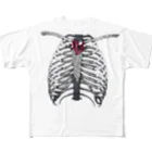 Sourambleのcustal heart フルグラフィックTシャツ