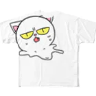 はちよんごのとけるしろねこ フルグラフィックTシャツ