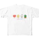 4UInternationalのComfy Friends こども英会話グッズ All-Over Print T-Shirt