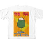 気ままに創作　よろず堂のフロート フルグラフィックTシャツ