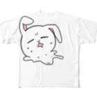 はちよんごのとけるしろうさ フルグラフィックTシャツ