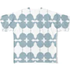 kusuda_subrowのいっぱいサブロウ青 All-Over Print T-Shirt