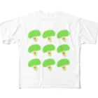 kawaii-okのきのこいっぱい All-Over Print T-Shirt