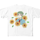 お白湯の脳内の残暑 All-Over Print T-Shirt