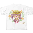 なるせ りきの麦わら帽子の女の子シリーズ。 All-Over Print T-Shirt