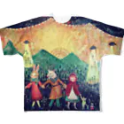 ヤマネコ。の部屋の夜明け All-Over Print T-Shirt