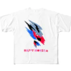 HAPPY M●NSたぁのスピードモンスター・J All-Over Print T-Shirt