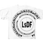 LsDF   -Lifestyle Design Factory-のチャリティー【オニオンスライス】Tシャツ All-Over Print T-Shirt
