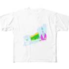 nanaのハッキリ気分うさーびー All-Over Print T-Shirt