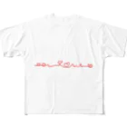 げたのハートの心電図 All-Over Print T-Shirt