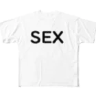 HR-JAPANのSEX　エス イー エックス フルグラフィックTシャツ