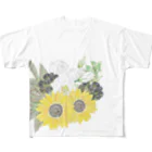 Manatsuの花を フルグラフィックTシャツ