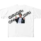 meigenloveのモデル上條✖GiRiGiRiONiGiRiコラボブランド フルグラフィックTシャツ