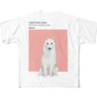 東京奮起させるの犬 ヤクーチアン ライカ  フルグラフィックTシャツ