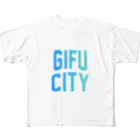 JIMOTO Wear Local Japanの岐阜市 GIFU CITY フルグラフィックTシャツ