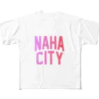 JIMOTOE Wear Local Japanの那覇市 NAHA CITY All-Over Print T-Shirt