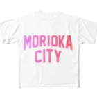JIMOTO Wear Local Japanの盛岡市 MORIOKA CITY フルグラフィックTシャツ