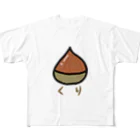chicodeza by suzuriのただのクリ フルグラフィックTシャツ