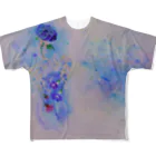 空き家の水草海月の夏 All-Over Print T-Shirt