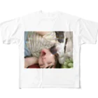 Tsukinomanjirouのあくび万次郎 All-Over Print T-Shirt