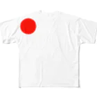 卯佐屋雄誠堂(オフィス222)の 日本代表シンボル「日の丸」 フルグラフィックTシャツ