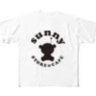 sunnyのsunny STORE&CAFE ロゴ フルグラフィックTシャツ