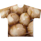ジャンプ力に定評のある前田の袋に詰められた煮卵 All-Over Print T-Shirt