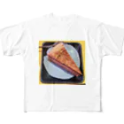 深夜テンションの時に買ってしまう服の上からチョコレートケーキ All-Over Print T-Shirt