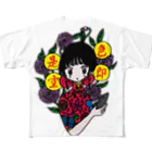 南南 -nannan-の色即是空ガール（白） フルグラフィックTシャツ