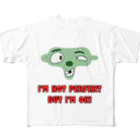 Pat's WorksのI'm not perfekt フルグラフィックTシャツ