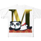 SEA's SHOPのドMパンダ　カーペットVer フルグラフィックTシャツ