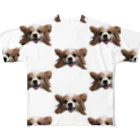 KERUKERU.のわんちゃんづくし All-Over Print T-Shirt