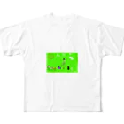 erumaのIn my Dream green フルグラフィックTシャツ