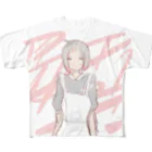 林田虚構のやさぐれメイドさん All-Over Print T-Shirt