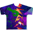 iNvisibleColorsのB-BOYGER フルグラフィックTシャツ