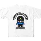 カワイイ オシャレ ポップ な TOYLANDのカワイイ ポップ な おまわりさん All-Over Print T-Shirt