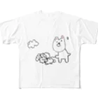 ゆったりレッサーパンダの店のさんぽちゃん All-Over Print T-Shirt