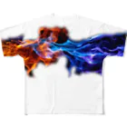 平凡JKの炎 フルグラフィックTシャツ