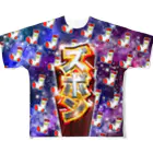 まさかのさむかわの靴下柄ズボンTシャツ All-Over Print T-Shirt