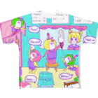 toriniku_twinkleのあいすくりーむやさん フルグラフィックTシャツ