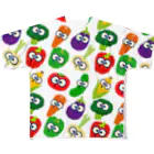 MichaelYoshibaマイケルヨシバのベジちゃんずがいっぱい All-Over Print T-Shirt