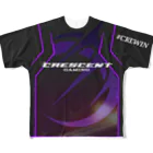 Crescent Gaming storeのCREユニフォーム風tシャツ フルグラフィックTシャツ