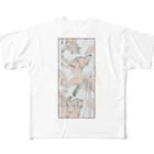 made blueの白盆 White August フルグラフィックTシャツ