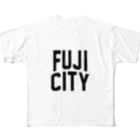 JIMOTO Wear Local Japanの富士市 FUJI CITY フルグラフィックTシャツ