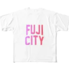 JIMOTOE Wear Local Japanの富士市 FUJI CITY フルグラフィックTシャツ