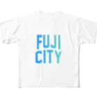 JIMOTO Wear Local Japanの富士市 FUJI CITY フルグラフィックTシャツ