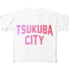 JIMOTO Wear Local Japanのつくば市 TSUKUBA CITY フルグラフィックTシャツ